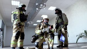 Пожарно-тактические учения в спортивном комплексе «Спартак»