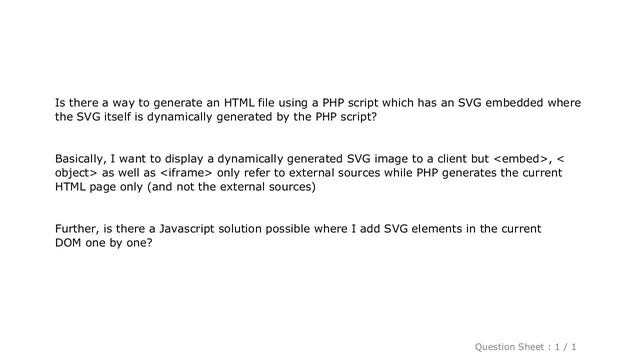 HTML : Creating SVG graphics using a server side script (PHP) смотреть онлайн