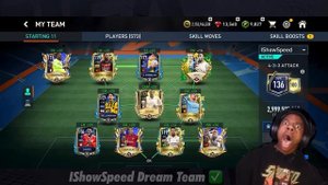 I Built IShowSpeed’s Dream Team In Fifa Mobile