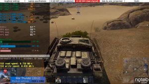 Acer Aspire 5 A515-45 - War Thunder Gameplay Benchmark (Ryzen 5 5500U, RX VEGA 7)