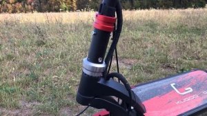 Тест нового v2 хомута для Kugoo G1.