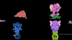 HICKORY DICKORY DOCK ELEPHANT PARTY MUSIC | WHO HAS THE STRONGEST CLOCK?