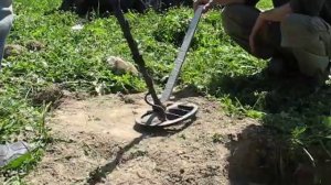 Teknetics T-2 _ тест на чешуйку Грозного.AVI