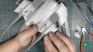 Сборка стендовой модели самолёта SeaVixen FAW.1 1/48 Airfix A11002 ЧАСТЬ 1 СТЕНДОВЫЙ МОДЕЛИЗМ