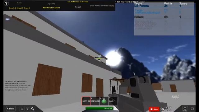 Roblox capture the flag U.S. VS. Roblox Forces смотреть онлайн