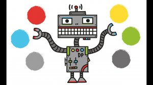 Как нарисовать РОБОТА / Раскарска РОБОТ / Краски раскраски / Рисунки для детей