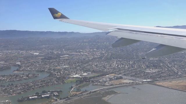 SAN FRANCISCO - LANDING IN INTERNATIONAL AIRPORT 8K смотреть онлайн