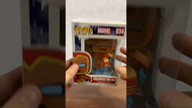 Фигурка Funko POP! Bobble Marvel Holiday Gingerbread Iron Man