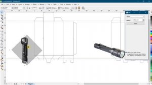 Box designing in coreldraw | How to create box design with bottom self lock in coreldraw