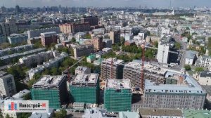 ЖК «Полянка, 44» (аэросъемка: 18.05.2017)