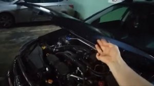 Газовые стойки капота на Subaru XV