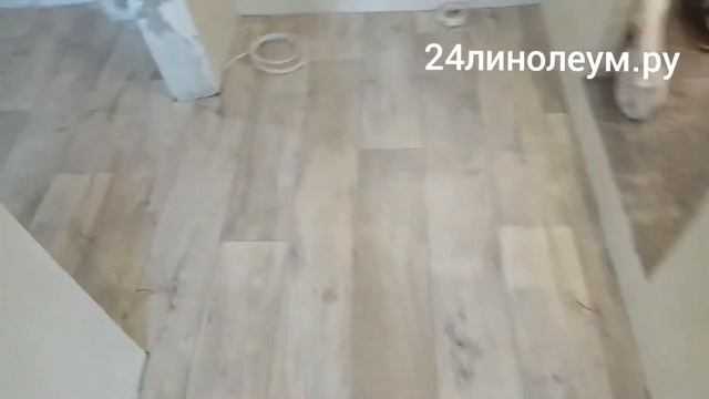 Укладка линолеума на бетонный пол без приклеивания