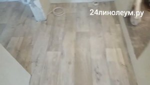 Укладка линолеума на бетонный пол без приклеивания