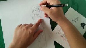 Tutorial de Desenho - Fazendo esboço Frisk Undertale