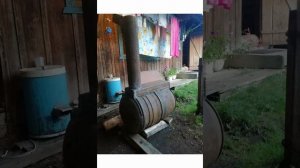 Банная печь из дисков
