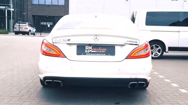 RK Custom Exhaust  mercedes cls 63S AMG X-flow
