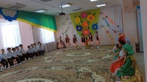 Башкирский танец в исполнение детей. Башҡорт бейеүе.