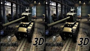World of Tanks 3D VR video 3D SBS VR box google cardboard