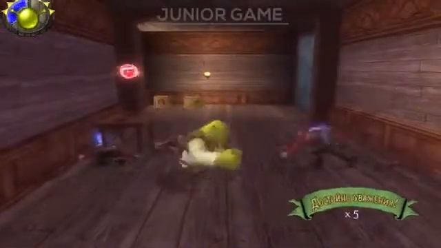 Прохождение Шрек 3 на русском pc детские игры   11of14