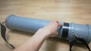 Тубус для хранения и переноса зимних удочек своими руками.