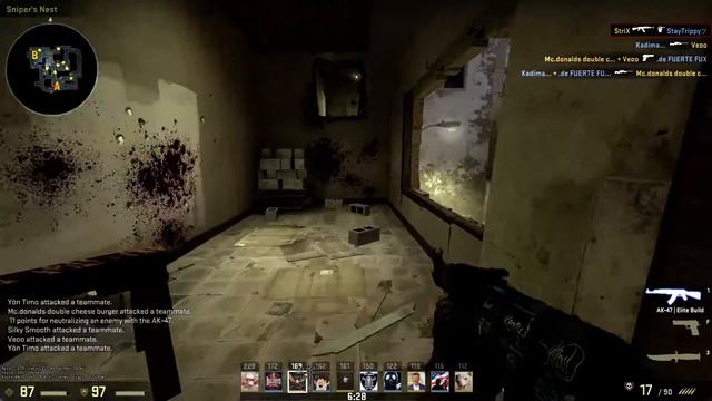 CS.GO игра с loss около 10-20%. смотреть онлайн