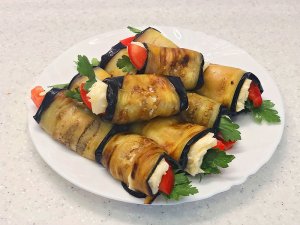 Рулетики из Баклажанов. Они покорили мое сердце, шикарная закуска!