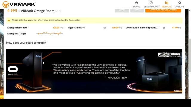 My VRMark Result смотреть онлайн