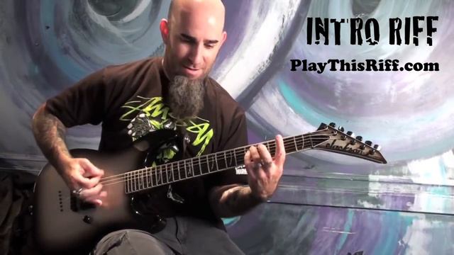 ANTHRAX "I Am The Law" Guitar Lesson for PlayThisRiff.com смотреть онлайн