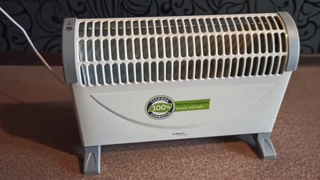 Обзор обогревателя (конвектора) SCARLETT SCA H VER6 1500 смотреть онлайн