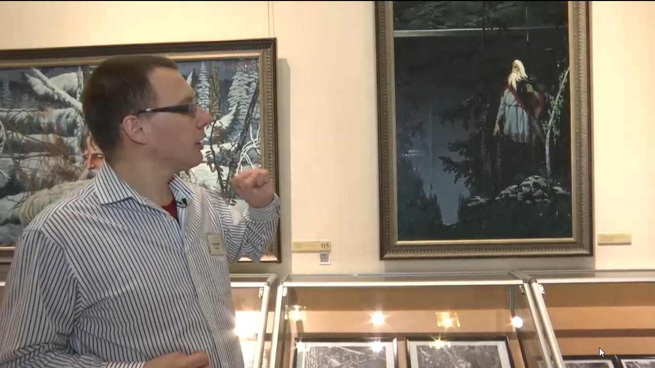 Экскурсия в картинной галерее Константина Васильева г. Казань. смотреть онлайн