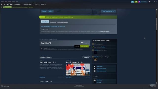 Zax & Sarah LifeStream! - We Talk Lots of Junk and Review Some Game Called Kitten'd смотреть онлайн