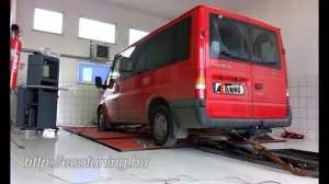 Ford Transit 2.0TDDI 75LE AET CHIPtuning Referencia Videó DYNO