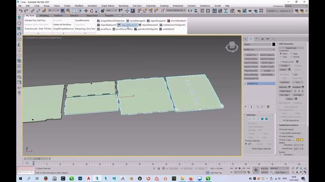 3Ds Max + Модель для лазерной резки. Видео 1. Быстрая сборка в 3D. смотреть онлайн