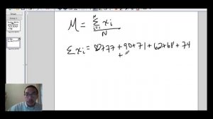 STATS: Computing the Populaltion Mean by hand and with Excel