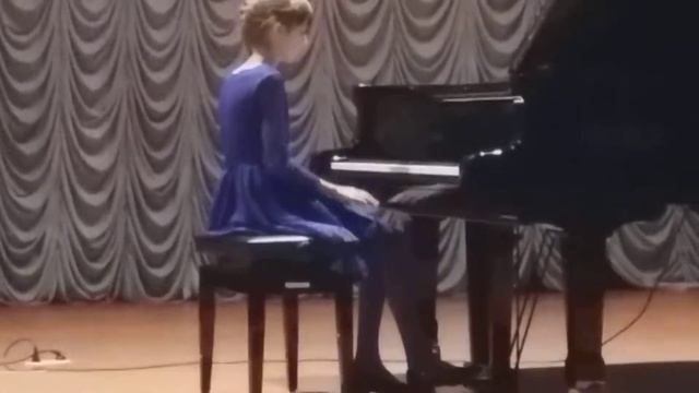 В. Жубинская " Раздумье". Л.Шитте " Танец  гномов", Зайнетдинова Анастасия, фортепиано,соло,19.02.1