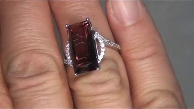 Estate Pink Tourmaline & Diamond Engagement Ring - VVS Clarity смотреть онлайн