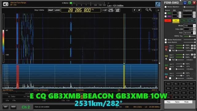 11.11.2023 08:55UTC, [10m, bcn], GB3XBM, Англия, 28287кГц, 2531км, 10Ватт