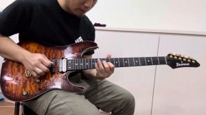 ibanez az47p1qm 2024 , metallica master of puppets solo part 1