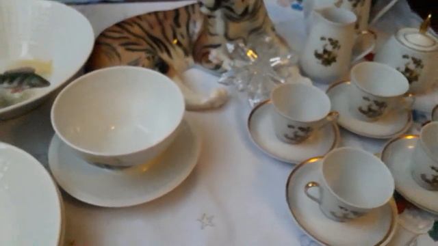 Фарфор.Рисунок, рыбы, животные!????????? смотреть онлайн