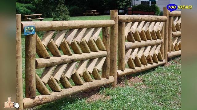 30 log fences! Awesome wooden fences ideas! смотреть онлайн