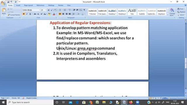 Regular Expressions