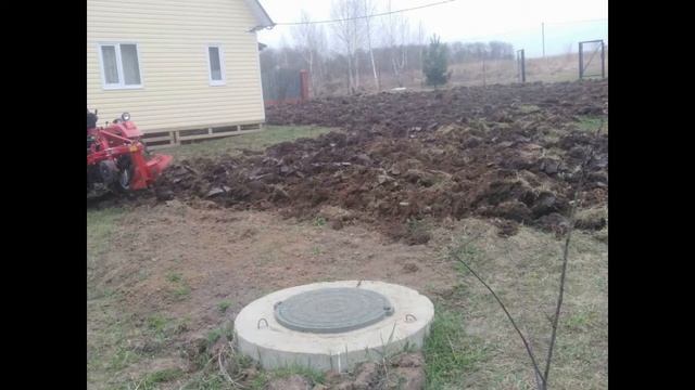 Вспашка 10-ти соток мини трактором "Синтай-244" и первая подработка смотреть онлайн