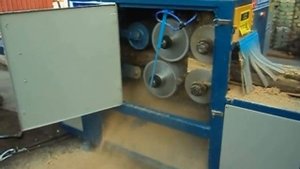 Китайский станок для распиловки тонкомера, диам. 20 см