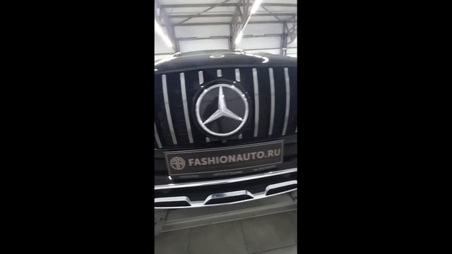 reshetka radiatora gt mercedes gls x 167 hrom