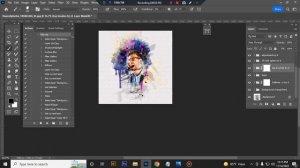 Watercolor Artistic Portrait Photoshop Action