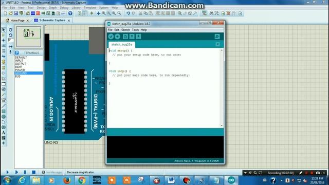 Servo Motor to Arduino Proteus Simulation - tutorial # 8