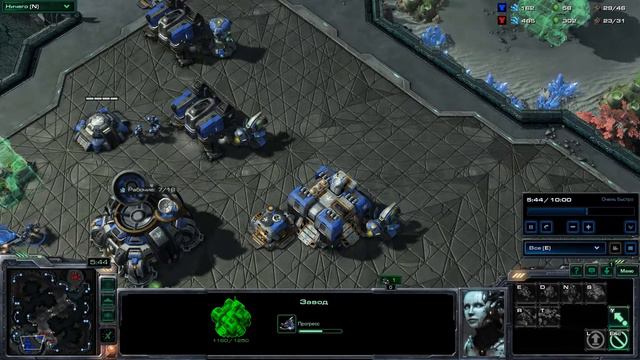 Starcraft 2 ПростоЧел (Терран) vs Romarik (Терран) Платиновая Лига