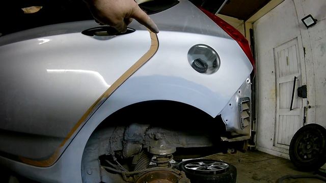 Удаление ржавчины на арке автомобиля Хендай. Removing rust on the Hyundai car arch смотреть онлайн