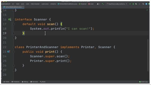 JAVA 8 INTERFACE EXPLAIN DEFAULT METHOD | WHY DO WE NEED DEFAULT METHOD IN INTERFACE | InterviewDOT смотреть онлайн