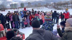 Snowtag 3 - спуск на самодельных санях, Квань Калуга